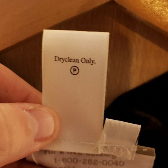 Coldwater Creek Womens Black Brown Crushed Velvet Silk Blend Flowy Top Medium - Picture 9 of 9